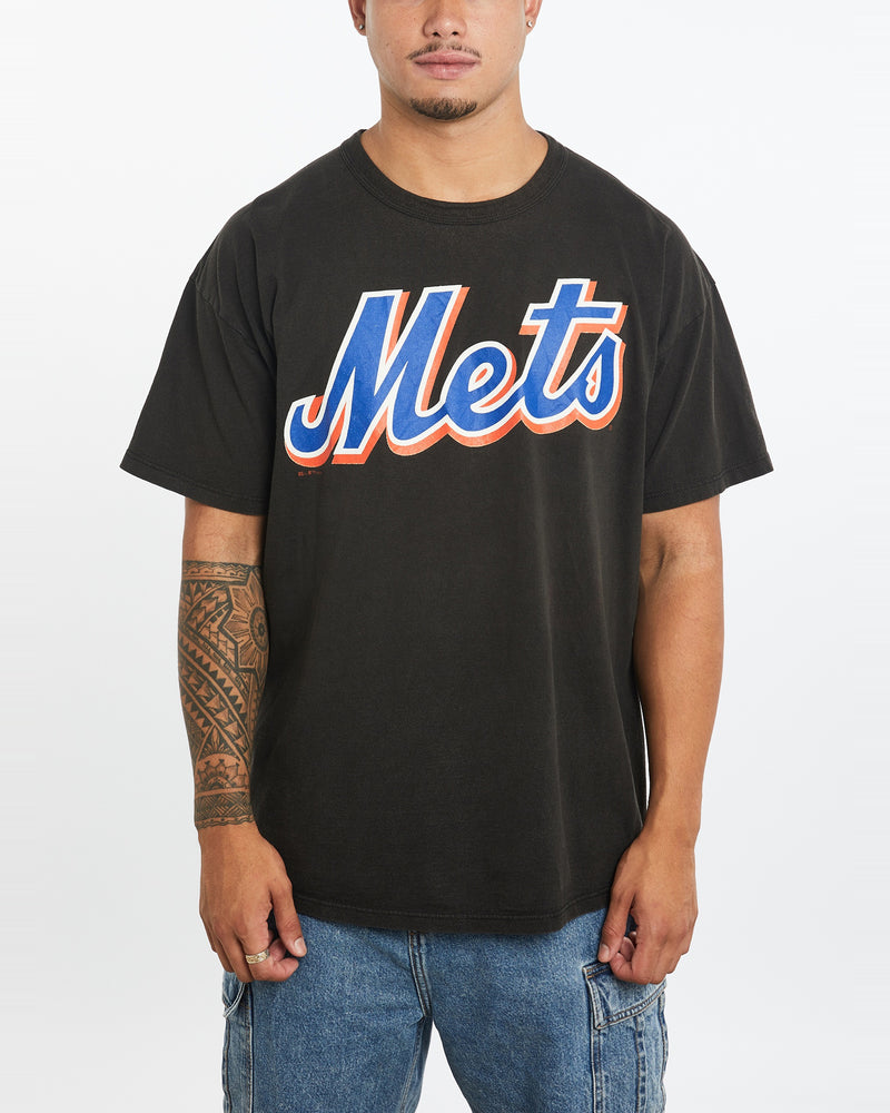 Vintage 1998 Russell Athletic MLB New York Mets Tee <br>L