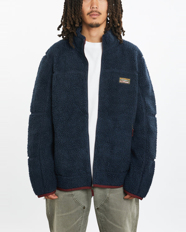 Vintage L.L. Bean Full Zip Fleece Sweatshirt <br>XL