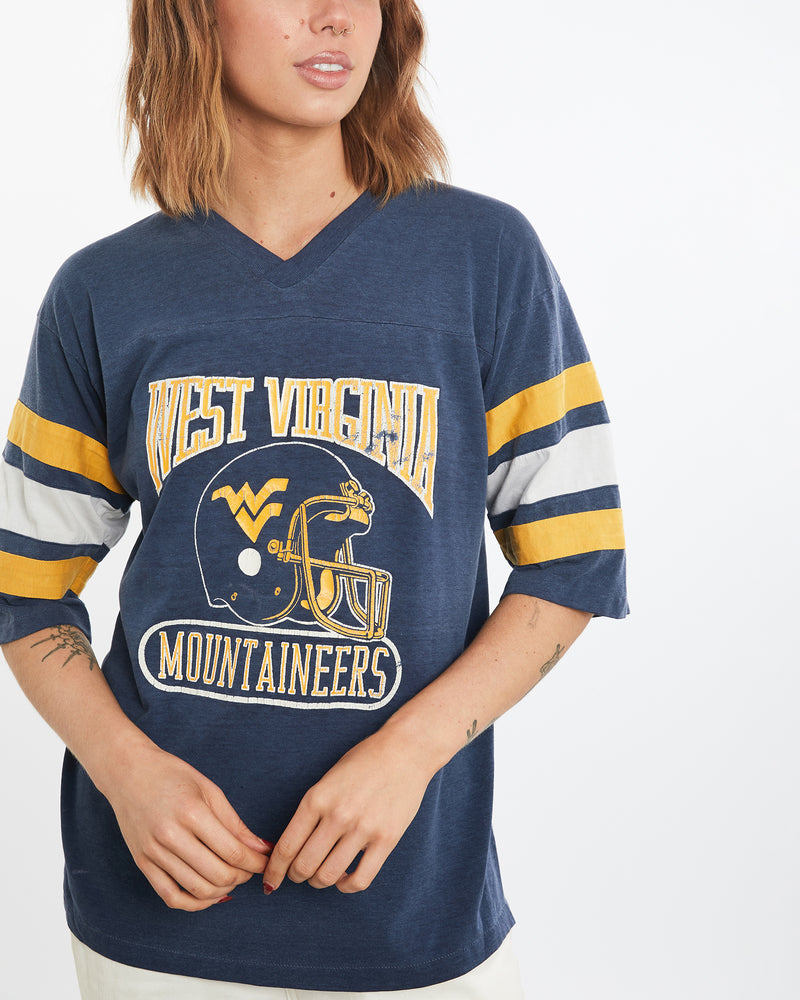 Vintage 70s NCAA West Virginia Mountaineers Jersey <br>M