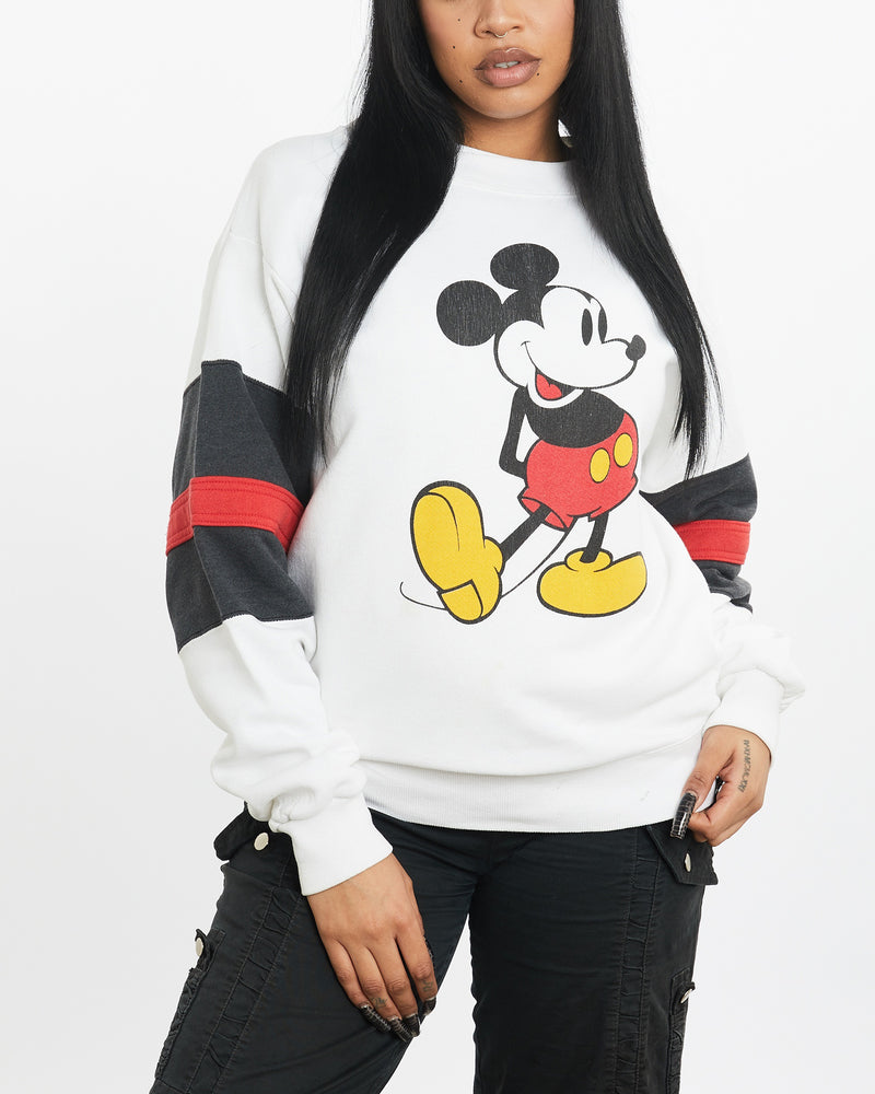 Vintage 80s Disney Mickey Mouse Sweatshirt <br>M , The Real Deal , newtown, sydney, australia, thrift store, opshop, preloved, secondhand, sustainable, retro, antique, 70s, 80s, 90s, 2000s, 00s, fashion, clothing, streetwear, trendy, garment, style, boutique, store, shop, archive, sale, cheap, best, top