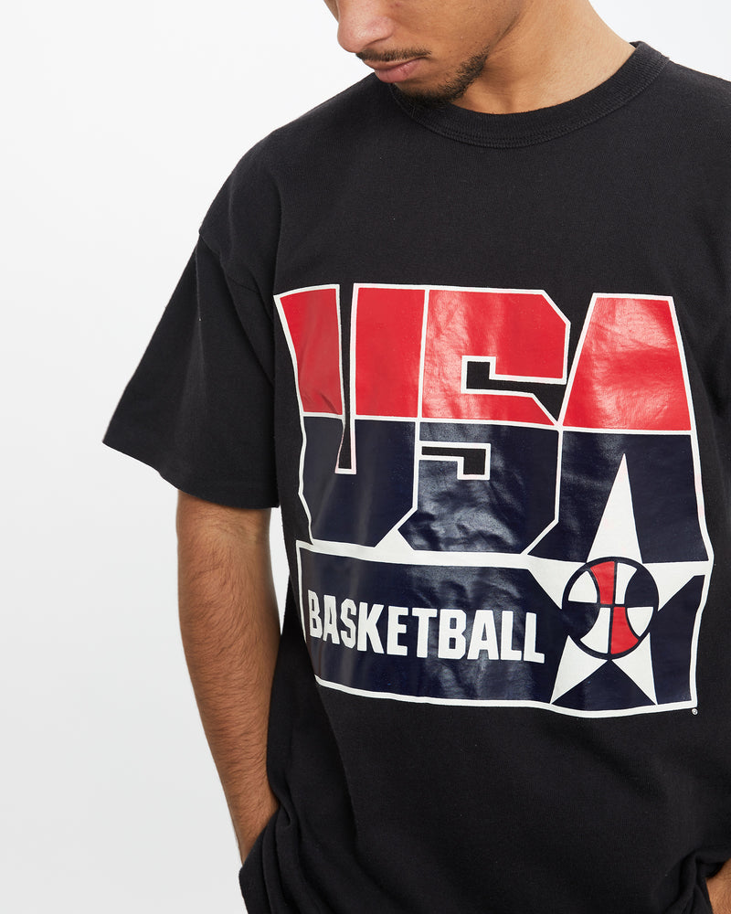 Vintage 90s Champion USA Basketball Tee <br>M