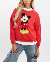 Disney Mickey Mouse Sweatshirt <br>XXS , The Real Deal , newtown, sydney, australia, thrift store, opshop, preloved, secondhand, sustainable, retro, antique, 70s, 80s, 90s, 2000s, 00s, fashion, clothing, streetwear, trendy, garment, style, boutique, store, shop, archive, sale, cheap, best, top