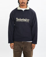 Vintage 90s Timberland Quarter Zip Fleece Sweatshirt <br>M