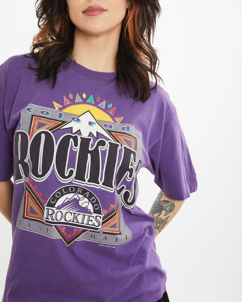 Vintage 1993 MLB Colorado Rockies Tee <br>M