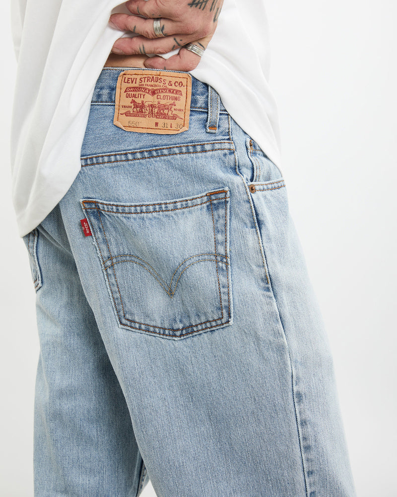 Vintage Levi's 550 Denim Jeans <br>31" , The Real Deal , newtown, sydney, australia, thrift store, opshop, preloved, secondhand, sustainable, retro, antique, 70s, 80s, 90s, 2000s, 00s, fashion, clothing, streetwear, trendy, garment, style, boutique, store, shop, archive, sale, cheap, best, top