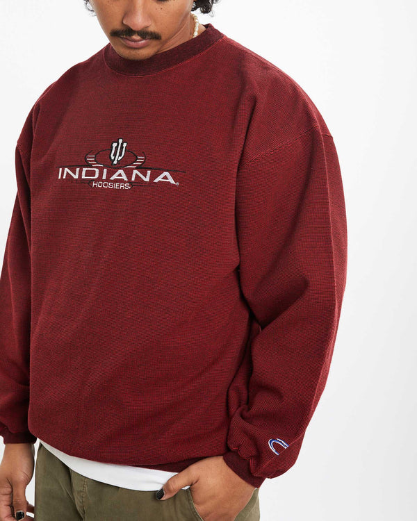 Vintage 90s NCAA Indiana Hoosiers Sweatshirt <br>L , The Real Deal , newtown, sydney, australia, thrift store, opshop, preloved, secondhand, sustainable, retro, antique, 70s, 80s, 90s, 2000s, 00s, fashion, clothing, streetwear, trendy, garment, style, boutique, store, shop, archive, sale, cheap, best, top