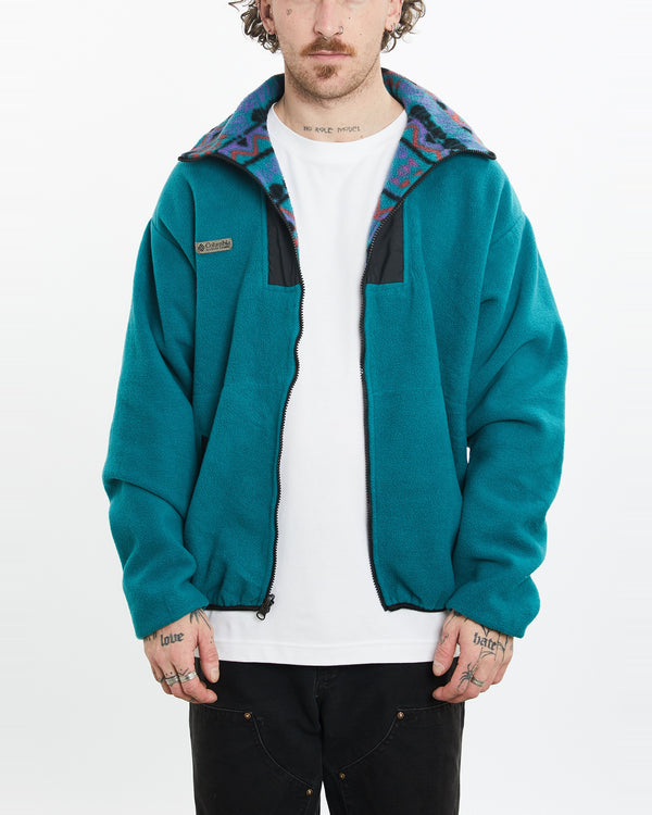 90s Columbia Full Zip Fleece Jacket <br>L