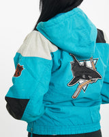 Vintage NHL San Jose Sharks Jacket <br>XS , The Real Deal , newtown, sydney, australia, thrift store, opshop, preloved, secondhand, sustainable, retro, antique, 70s, 80s, 90s, 2000s, 00s, fashion, clothing, streetwear, trendy, garment, style, boutique, store, shop, archive, sale, cheap, best, top