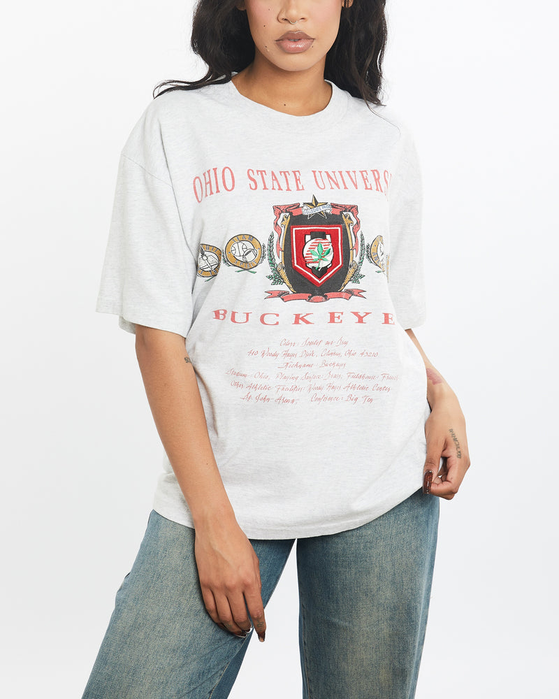 Vintage 90s NCAA Ohio State Buckeyes Tee <br>S , The Real Deal , newtown, sydney, australia, thrift store, opshop, preloved, secondhand, sustainable, retro, antique, 70s, 80s, 90s, 2000s, 00s, fashion, clothing, streetwear, trendy, garment, style, boutique, store, shop, archive, sale, cheap, best, top