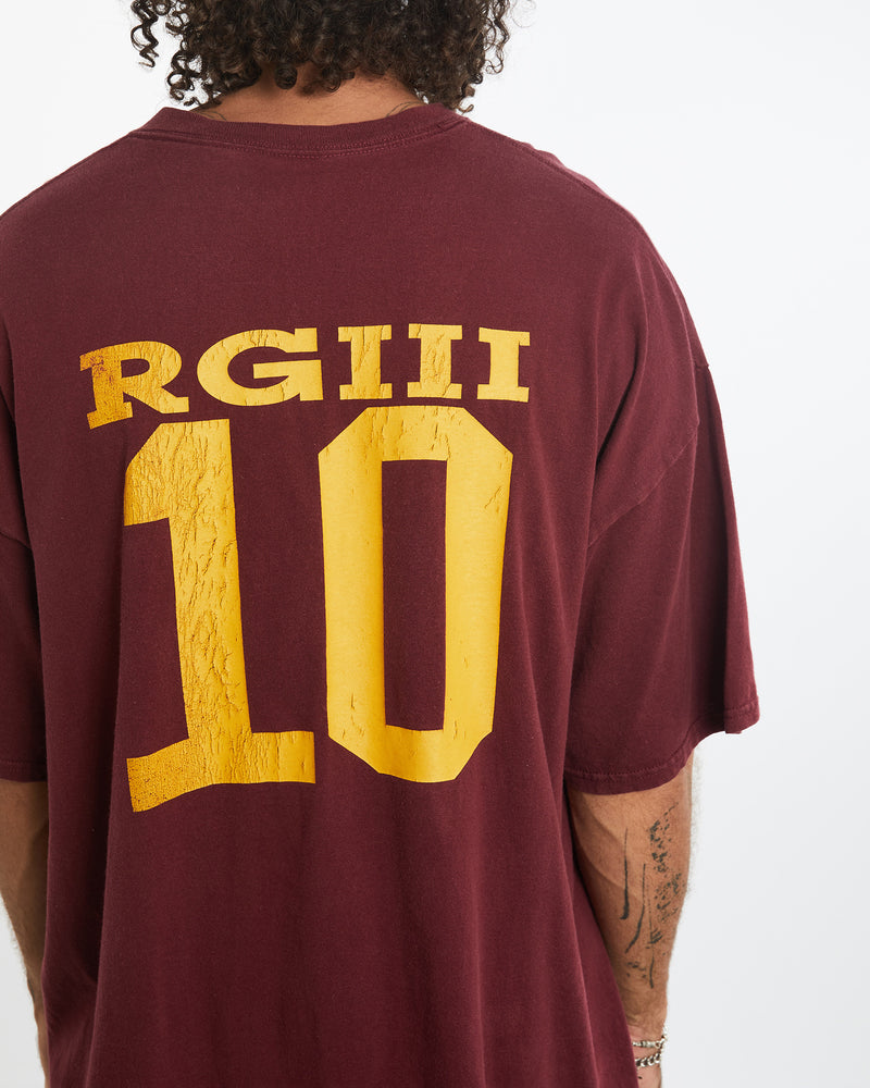 Vintage 90s NFL Washington Redskins 'Robert Griffin III' Tee <br>XXL , The Real Deal , newtown, sydney, australia, thrift store, opshop, preloved, secondhand, sustainable, retro, antique, 70s, 80s, 90s, 2000s, 00s, fashion, clothing, streetwear, trendy, garment, style, boutique, store, shop, archive, sale, cheap, best, top