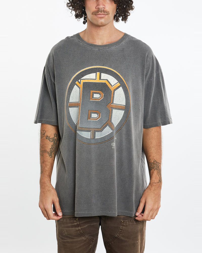 Vintage 90s NHL Boston Bruins Tee <br>XXL , The Real Deal , newtown, sydney, australia, thrift store, opshop, preloved, secondhand, sustainable, retro, antique, 70s, 80s, 90s, 2000s, 00s, fashion, clothing, streetwear, trendy, garment, style, boutique, store, shop, archive, sale, cheap, best, top