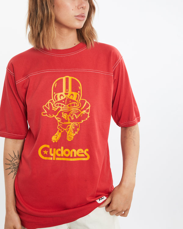 Vintage 90s NCAA Iowa State Cyclones Jersey <br>M , The Real Deal , newtown, sydney, australia, thrift store, opshop, preloved, secondhand, sustainable, retro, antique, 70s, 80s, 90s, 2000s, 00s, fashion, clothing, streetwear, trendy, garment, style, boutique, store, shop, archive, sale, cheap, best, top