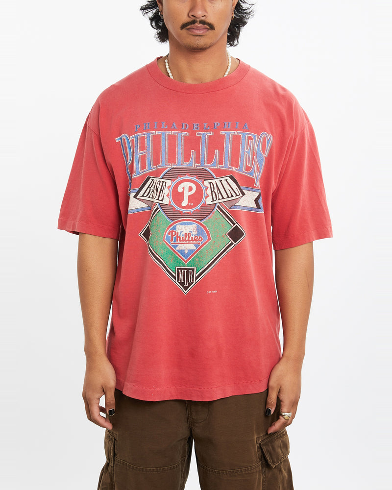 Vintage 1994 MLB Philadelphia Phillies Tee <br>L , The Real Deal , newtown, sydney, australia, thrift store, opshop, preloved, secondhand, sustainable, retro, antique, 70s, 80s, 90s, 2000s, 00s, fashion, clothing, streetwear, trendy, garment, style, boutique, store, shop, archive, sale, cheap, best, top