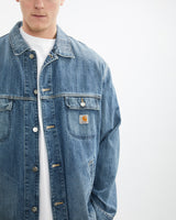 Vintage 90s Carhartt Denim Jacket <br>XXL , The Real Deal , newtown, sydney, australia, thrift store, opshop, preloved, secondhand, sustainable, retro, antique, 70s, 80s, 90s, 2000s, 00s, fashion, clothing, streetwear, trendy, garment, style, boutique, store, shop, archive, sale, cheap, best, top