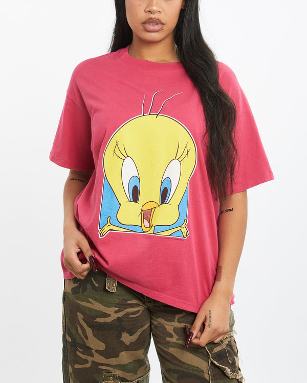 Vintage 1993 Looney Tunes Tweety Bird Tee <br>S , The Real Deal , newtown, sydney, australia, thrift store, opshop, preloved, secondhand, sustainable, retro, antique, 70s, 80s, 90s, 2000s, 00s, fashion, clothing, streetwear, trendy, garment, style, boutique, store, shop, archive, sale, cheap, best, top