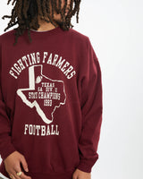 Vintage 1993 Fighting Farmers Football Sweatshirt <br>L , The Real Deal , newtown, sydney, australia, thrift store, opshop, preloved, secondhand, sustainable, retro, antique, 70s, 80s, 90s, 2000s, 00s, fashion, clothing, streetwear, trendy, garment, style, boutique, store, shop, archive, sale, cheap, best, top