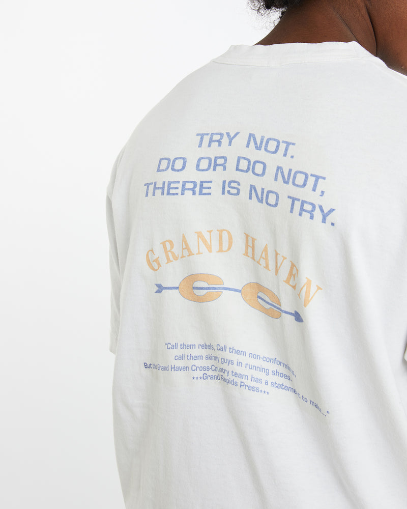 Vintage 90s Grand Haven Cross Country 'Star Wars' Tee <br>L