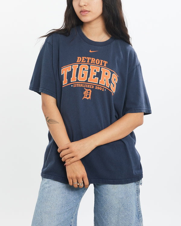 Vintage Nike MLB Detroit Tigers Tee <br>XS , The Real Deal , newtown, sydney, australia, thrift store, opshop, preloved, secondhand, sustainable, retro, antique, 70s, 80s, 90s, 2000s, 00s, fashion, clothing, streetwear, trendy, garment, style, boutique, store, shop, archive, sale, cheap, best, top