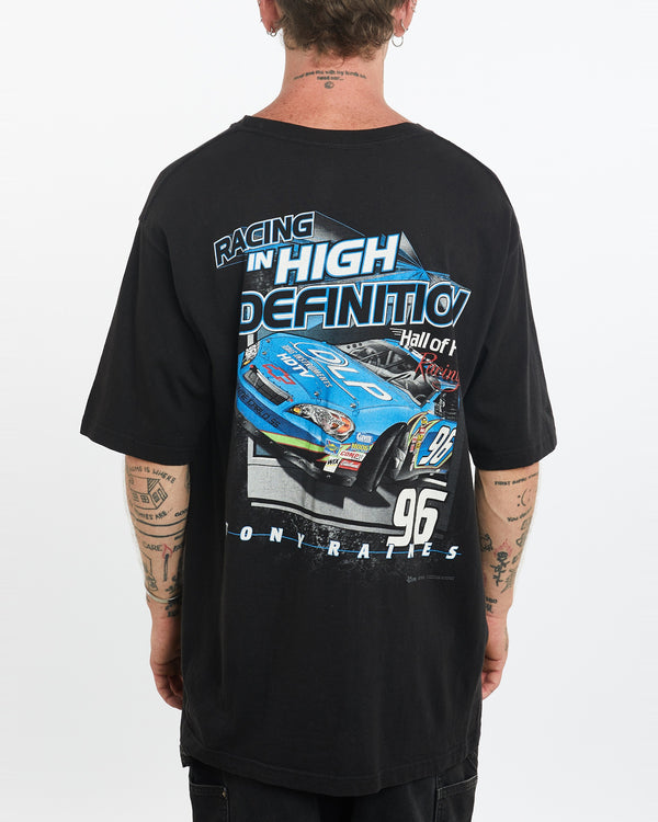 Vintage NASCAR Racing Tee <br>L , The Real Deal , newtown, sydney, australia, thrift store, opshop, preloved, secondhand, sustainable, retro, antique, 70s, 80s, 90s, 2000s, 00s, fashion, clothing, streetwear, trendy, garment, style, boutique, store, shop, archive, sale, cheap, best, top