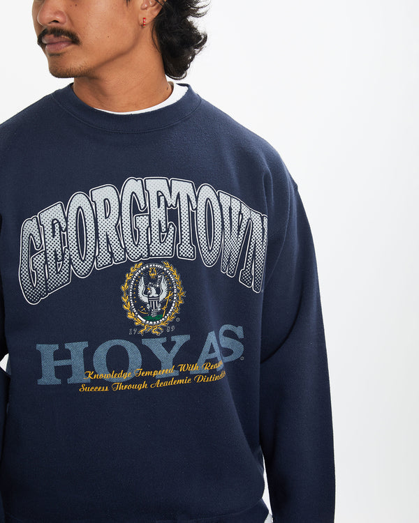 90s NCAA University of Georgetown Hoyas Sweatshirt <br>M