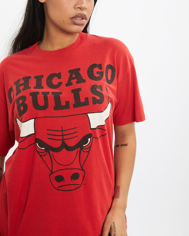 Vintage 80s NBA Chicago Bulls Tee <br>S , The Real Deal , newtown, sydney, australia, thrift store, opshop, preloved, secondhand, sustainable, retro, antique, 70s, 80s, 90s, 2000s, 00s, fashion, clothing, streetwear, trendy, garment, style, boutique, store, shop, archive, sale, cheap, best, top