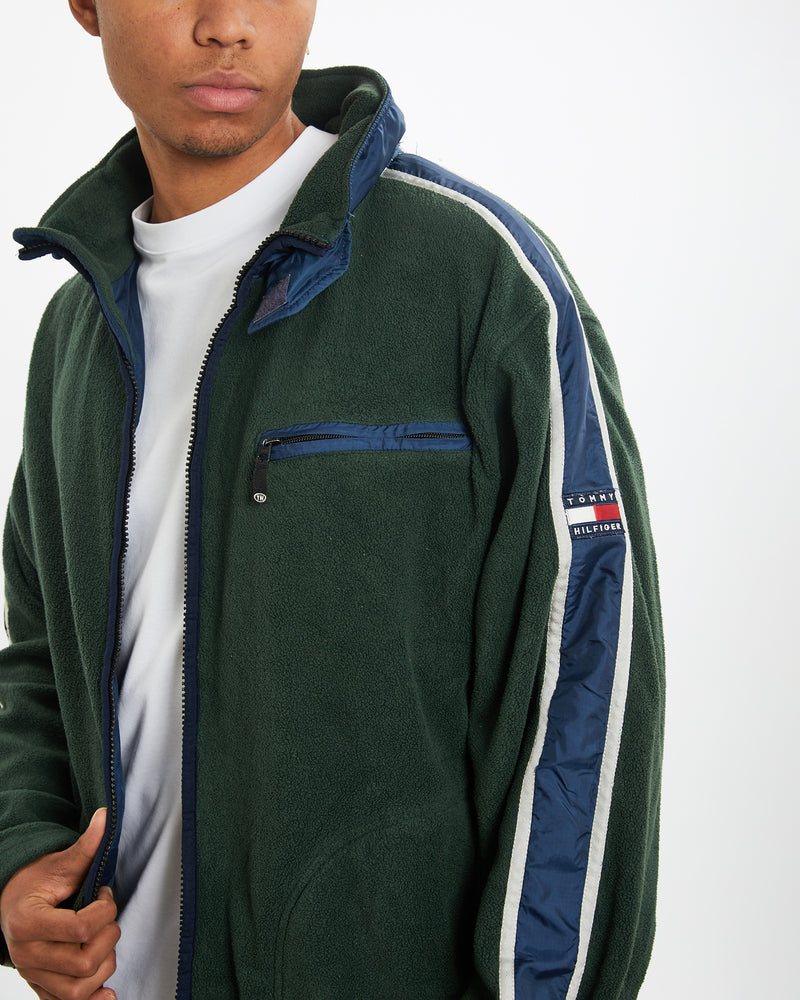 Vintage 90s Tommy Hilfiger Fleece Jacket <br>XL