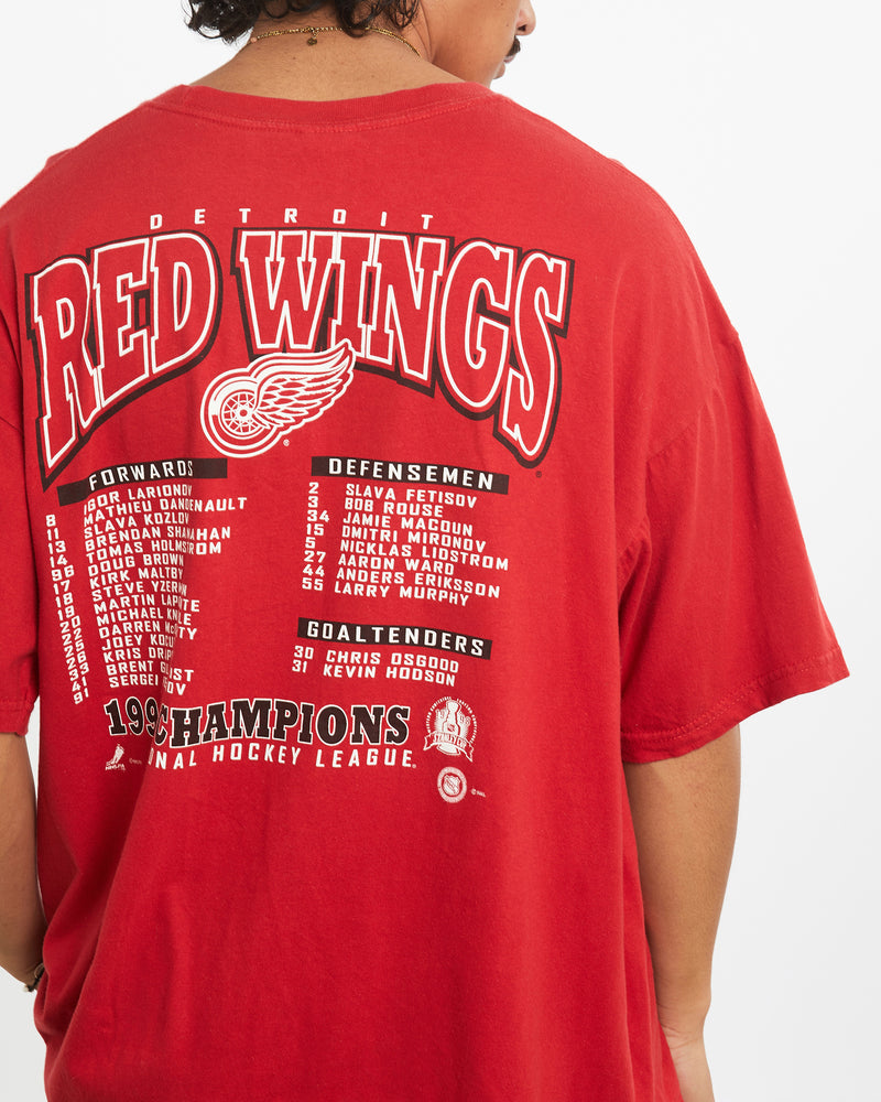 Vintage 1998 NHL Detroit Red Wings Tee <br>XL , The Real Deal , newtown, sydney, australia, thrift store, opshop, preloved, secondhand, sustainable, retro, antique, 70s, 80s, 90s, 2000s, 00s, fashion, clothing, streetwear, trendy, garment, style, boutique, store, shop, archive, sale, cheap, best, top