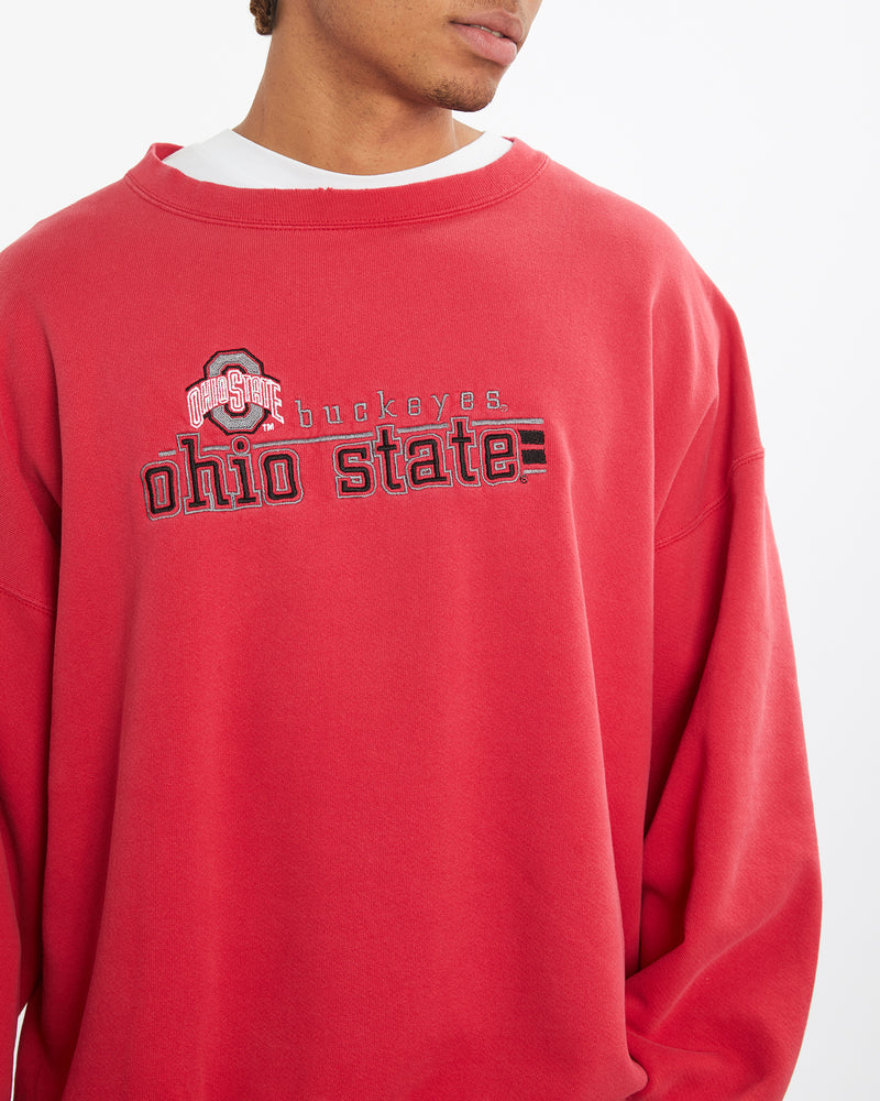 Vintage NCAA Ohio State Buckeyes Sweatshirt <br>XXL , The Real Deal , newtown, sydney, australia, thrift store, opshop, preloved, secondhand, sustainable, retro, antique, 70s, 80s, 90s, 2000s, 00s, fashion, clothing, streetwear, trendy, garment, style, boutique, store, shop, archive, sale, cheap, best, top