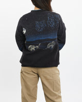 Vintage 1996 Wolf Wildlife Sweatshirt <br>XS