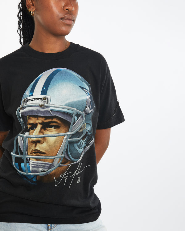 Vintage 1994 NFL Dallas Cowboys 'Troy Aikman' Tee <br>M