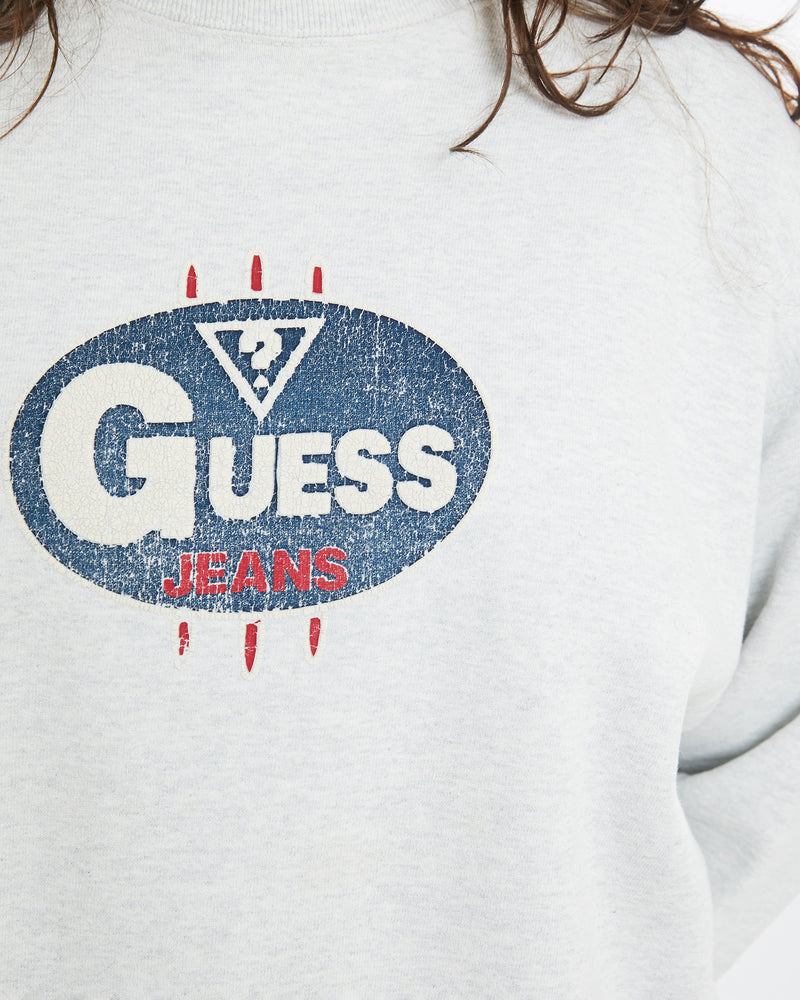 Vintage 90s Guess Jeans Sweatshirt <br>M , The Real Deal , newtown, sydney, australia, thrift store, opshop, preloved, secondhand, sustainable, retro, antique, 70s, 80s, 90s, 2000s, 00s, fashion, clothing, streetwear, trendy, garment, style, boutique, store, shop, archive, sale, cheap, best, top