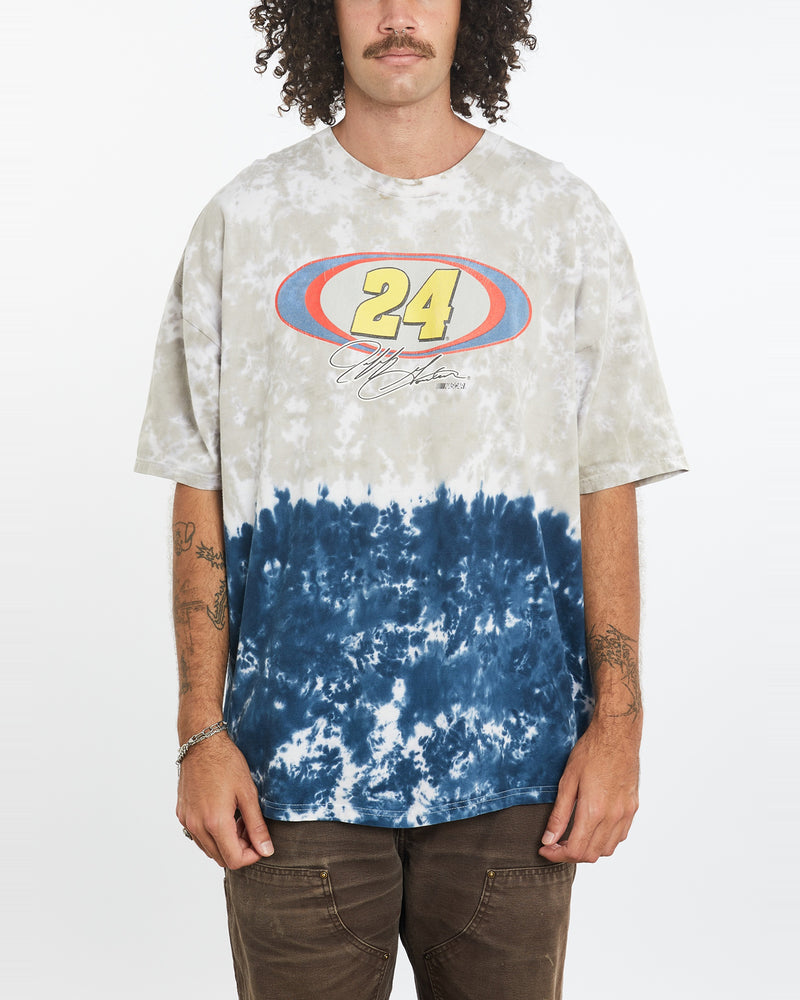 Vintage NASCAR Racing Tie Dye Tee <br>XXL , The Real Deal , newtown, sydney, australia, thrift store, opshop, preloved, secondhand, sustainable, retro, antique, 70s, 80s, 90s, 2000s, 00s, fashion, clothing, streetwear, trendy, garment, style, boutique, store, shop, archive, sale, cheap, best, top