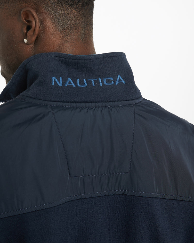 Vintage Nautica Quarter Zip Sweatshirt <br>L