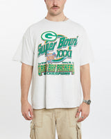 Vintage 1997 NFL Green Bay Packers Super Bowl Tee <br>L