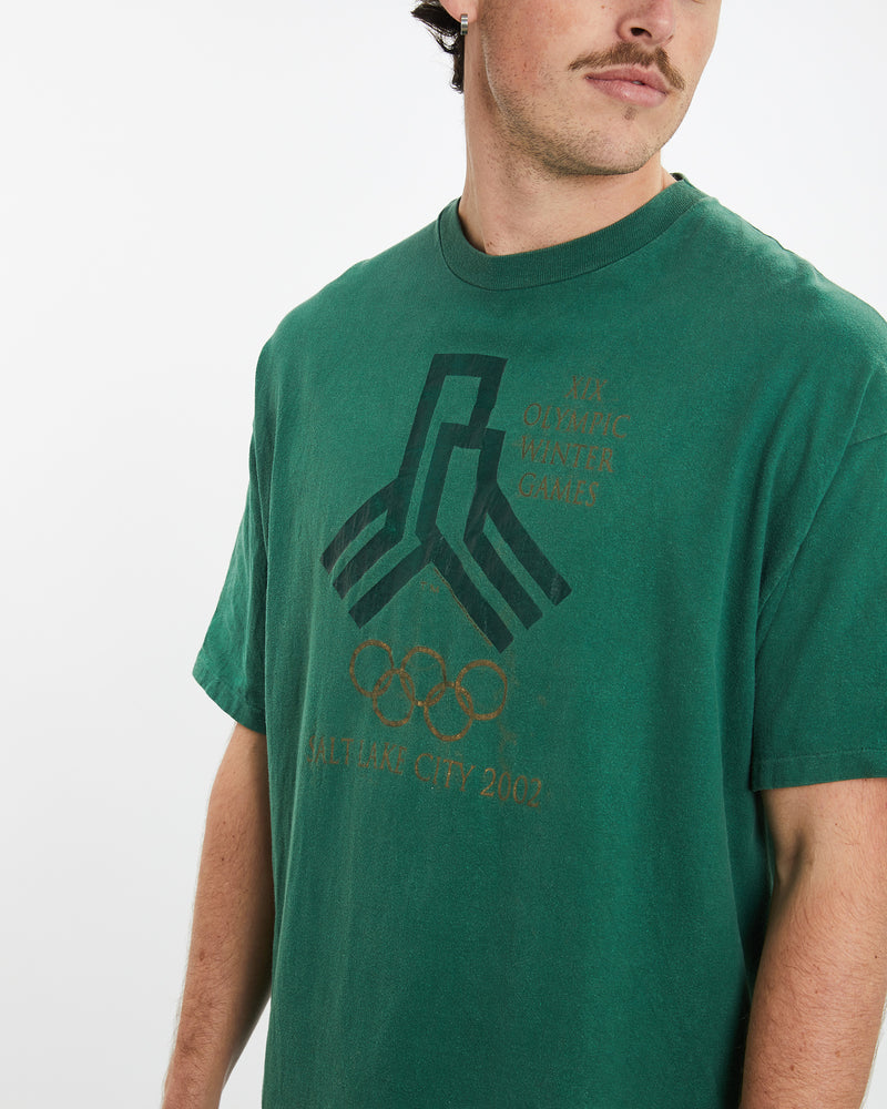 Vintage 2002 Salt Lake City Olympic Winter Games Tee <br>XL