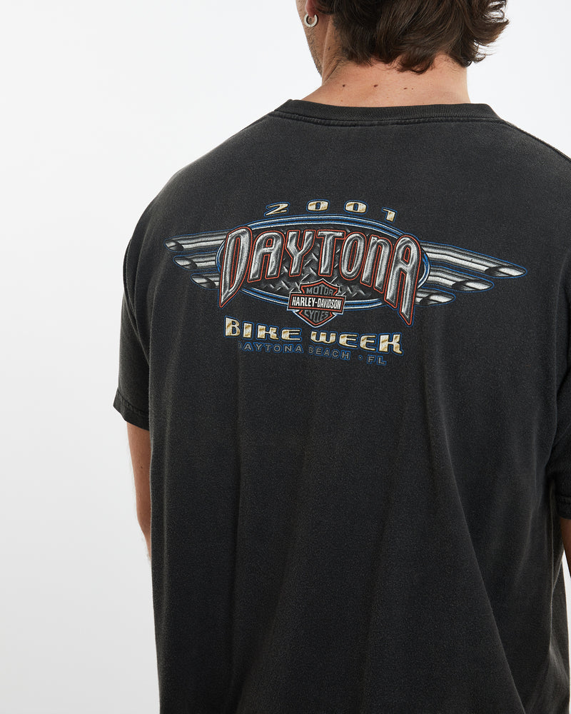 Vintage Daytona Bike Week Harley Davidson Tee <br>L