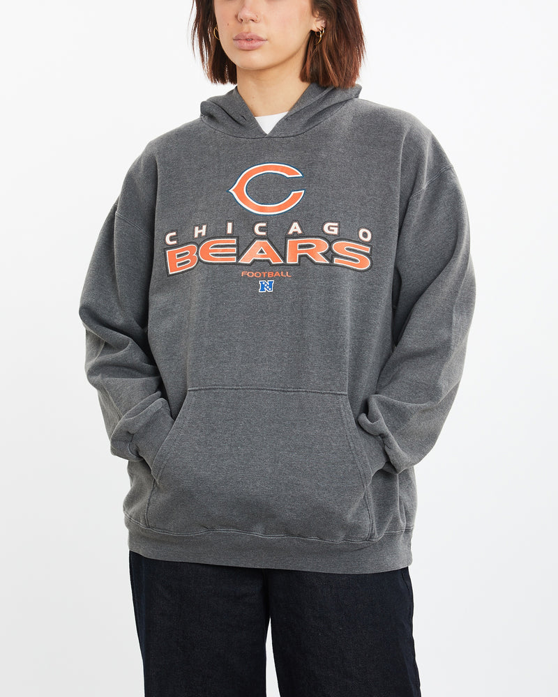 Vintage NFL Chicago Bears Hooded Sweatshirt <br>M , The Real Deal , newtown, sydney, australia, thrift store, opshop, preloved, secondhand, sustainable, retro, antique, 70s, 80s, 90s, 2000s, 00s, fashion, clothing, streetwear, trendy, garment, style, boutique, store, shop, archive, sale, cheap, best, top