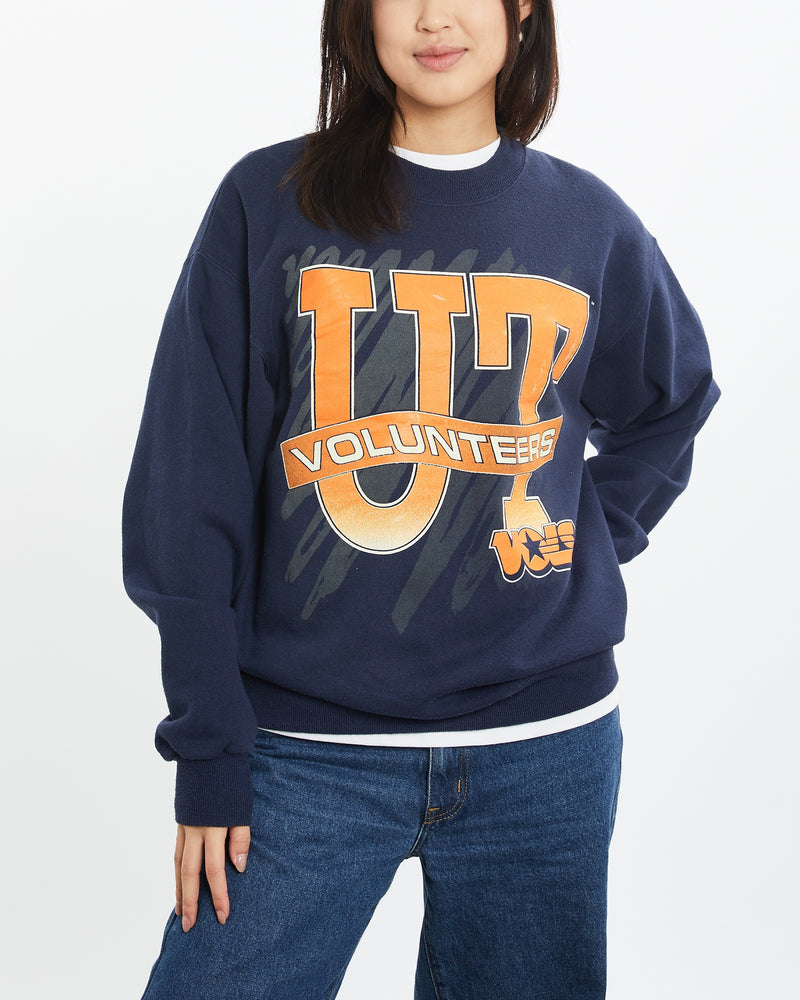 Vintage 90s NCAA University of Tennessee Volunteers Sweatshirt <br>S , The Real Deal , newtown, sydney, australia, thrift store, opshop, preloved, secondhand, sustainable, retro, antique, 70s, 80s, 90s, 2000s, 00s, fashion, clothing, streetwear, trendy, garment, style, boutique, store, shop, archive, sale, cheap, best, top