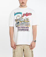 Vintage 1994 MLB Mariners vs Indians Tee <br>L