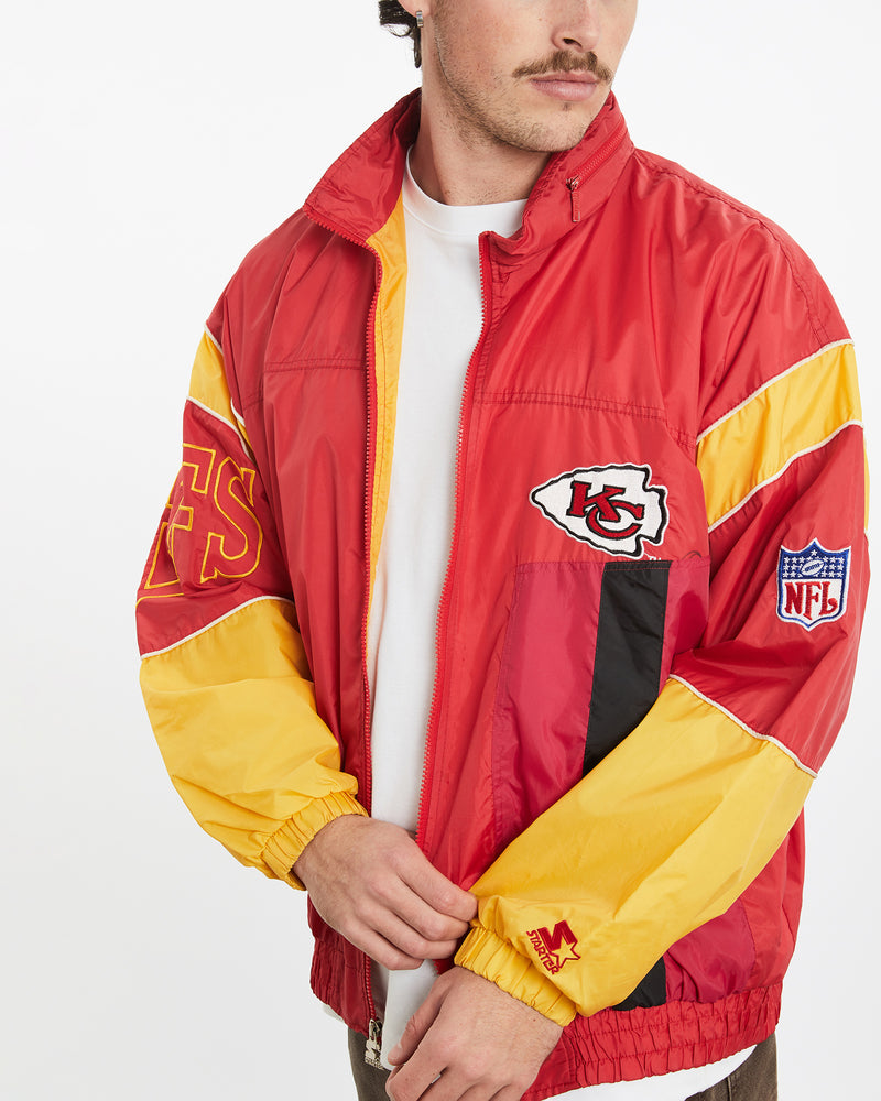 Vintage 90s NFL Kansas City Chiefs Windbreaker Jacket <br>XL