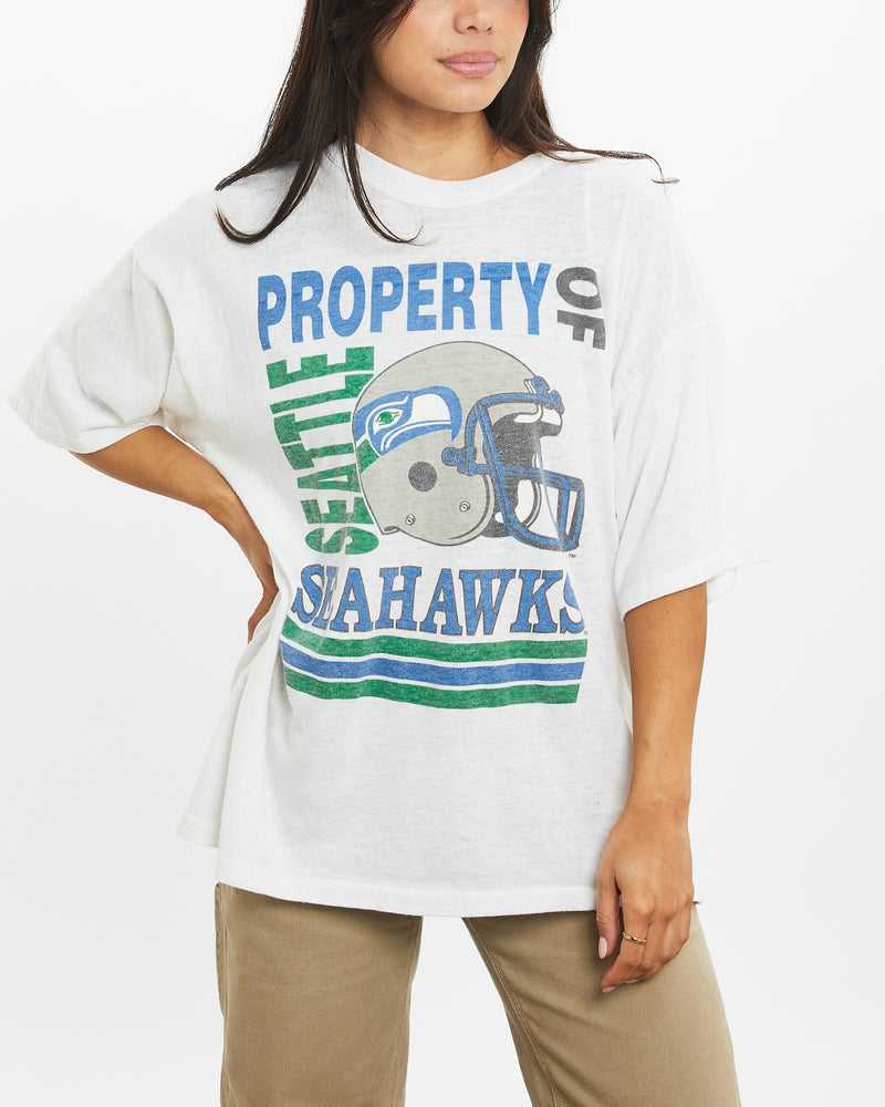 Vintage 80s NFL Seattle Seahawks Tee <br>S