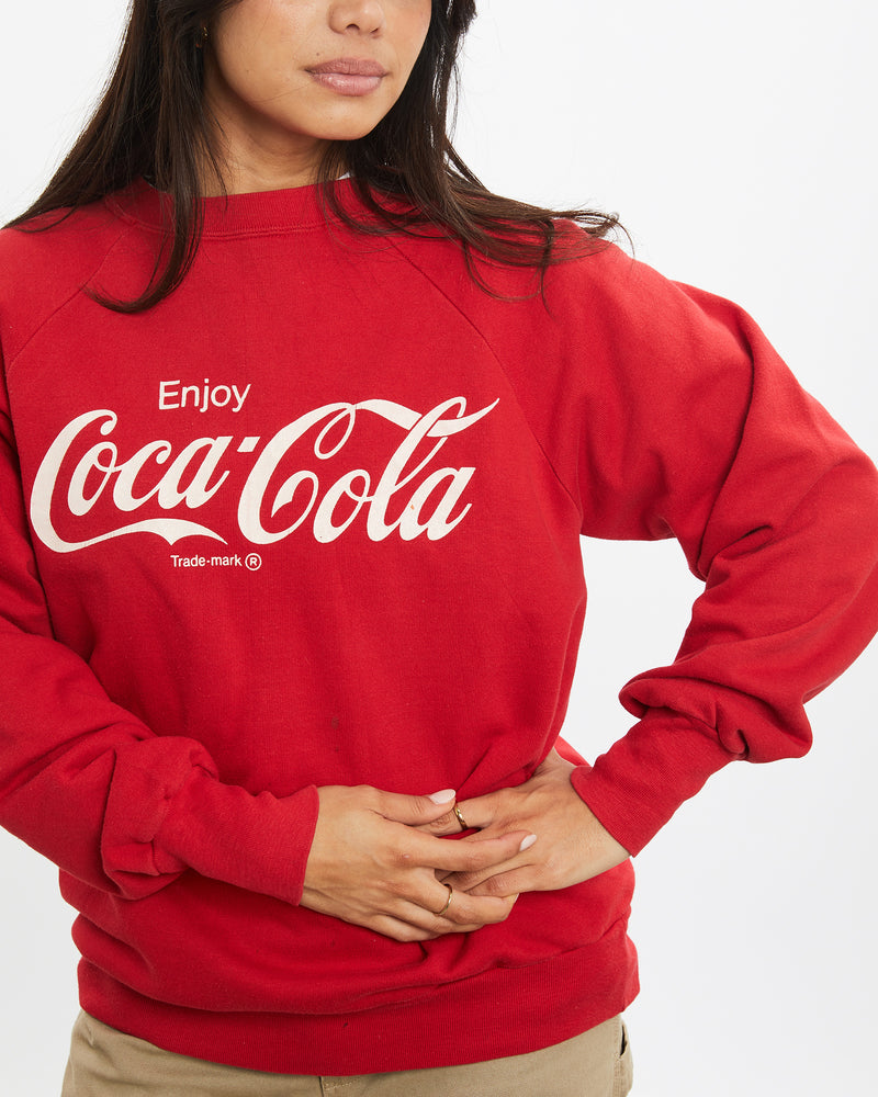 Vintage 80s Coca Cola Sweatshirt <br>XS , The Real Deal , newtown, sydney, australia, thrift store, opshop, preloved, secondhand, sustainable, retro, antique, 70s, 80s, 90s, 2000s, 00s, fashion, clothing, streetwear, trendy, garment, style, boutique, store, shop, archive, sale, cheap, best, top