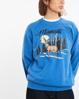 Vintage 80s Minnesota Wildlife Sweatshirt <br>M