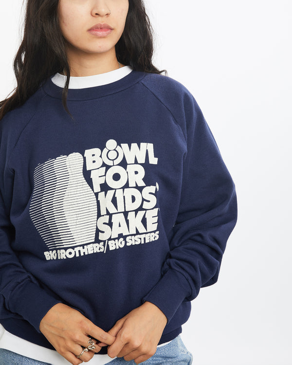 Vintage 80s 'Bowl For Kids Sake' Sweatshirt <br>XS