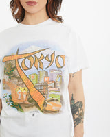 Vintage 1989 Tokyo Japan Tee <br>M , The Real Deal , newtown, sydney, australia, thrift store, opshop, preloved, secondhand, sustainable, retro, antique, 70s, 80s, 90s, 2000s, 00s, fashion, clothing, streetwear, trendy, garment, style, boutique, store, shop, archive, sale, cheap, best, top