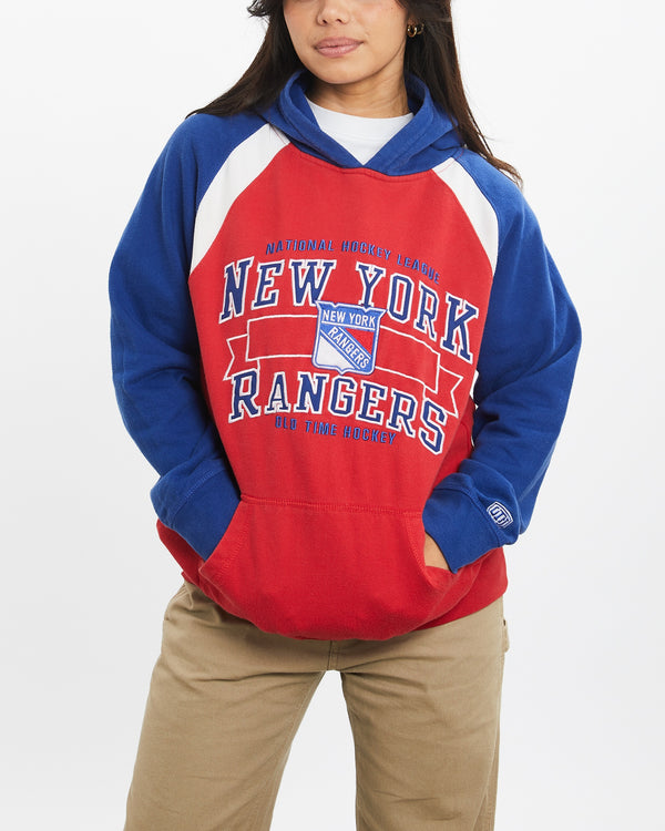 Vintage NHL New York Rangers Hooded Sweatshirt <br>XS , The Real Deal , newtown, sydney, australia, thrift store, opshop, preloved, secondhand, sustainable, retro, antique, 70s, 80s, 90s, 2000s, 00s, fashion, clothing, streetwear, trendy, garment, style, boutique, store, shop, archive, sale, cheap, best, top