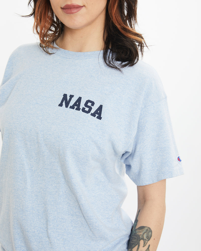 Vintage 90s Champion NASA Tee <br>M , The Real Deal , newtown, sydney, australia, thrift store, opshop, preloved, secondhand, sustainable, retro, antique, 70s, 80s, 90s, 2000s, 00s, fashion, clothing, streetwear, trendy, garment, style, boutique, store, shop, archive, sale, cheap, best, top