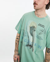 Vintage 90s Wildlife Pelican Tee <br>L