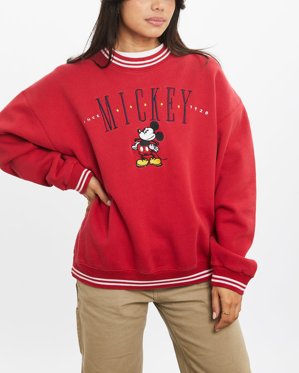 Vintage 90s Disney Mickey Mouse Sweatshirt <br>XS , The Real Deal , newtown, sydney, australia, thrift store, opshop, preloved, secondhand, sustainable, retro, antique, 70s, 80s, 90s, 2000s, 00s, fashion, clothing, streetwear, trendy, garment, style, boutique, store, shop, archive, sale, cheap, best, top