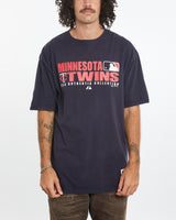 Vintage MLB Minnesota Twins Tee <br>XXL , The Real Deal , newtown, sydney, australia, thrift store, opshop, preloved, secondhand, sustainable, retro, antique, 70s, 80s, 90s, 2000s, 00s, fashion, clothing, streetwear, trendy, garment, style, boutique, store, shop, archive, sale, cheap, best, top